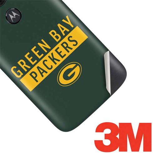 NFL Green Bay Packers Green Performance Series Moto E5 Play Skin